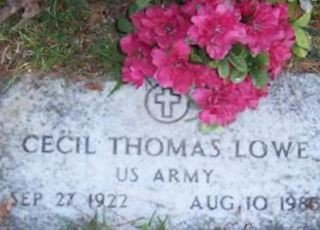 Cecil Thomas Lowe on Sysoon