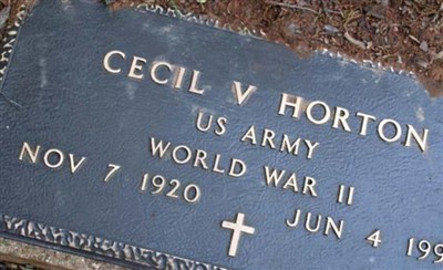 Cecil V. Horton on Sysoon