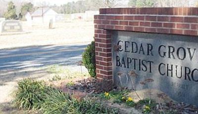 Cedar Grove Baptist Church Cemetery on Sysoon