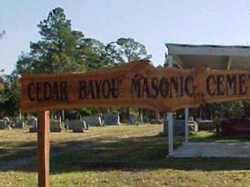 Cedar Bayou Masonic Cemetery on Sysoon