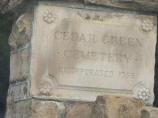 Cedar Green Cemetery on Sysoon