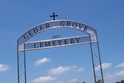 Cedar Grove Baptist Cemetery on Sysoon