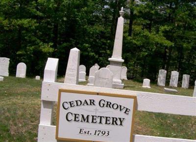 Cedar Grove Cemetery on Sysoon