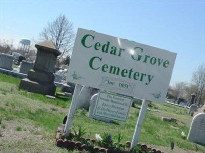 Cedar Grove Cemetery on Sysoon