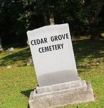 Cedar Grove Cemetery on Sysoon