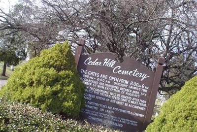 Cedar Hill Cemetery on Sysoon