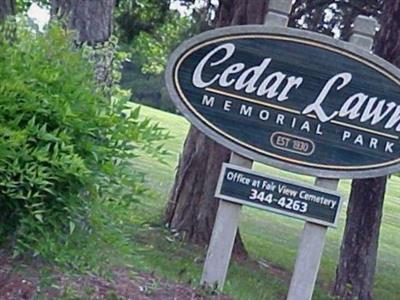 Cedar Lawn Memorial Park on Sysoon