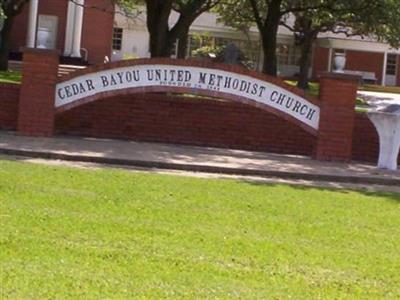 Cedar Bayou Methodist Church Cemetery on Sysoon