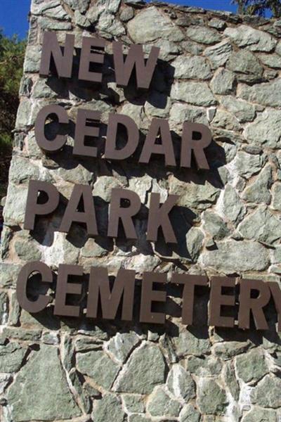 Cedar Park Cemetery on Sysoon