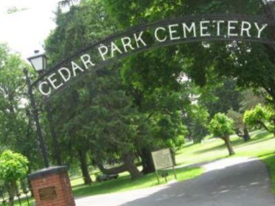 Cedar Park Cemetery on Sysoon