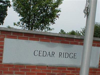 Cedar Ridge Cemetery on Sysoon