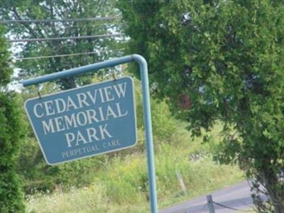 Cedarview Memorial Park on Sysoon