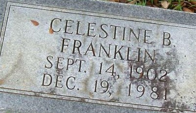 Celestine B. Franklin on Sysoon