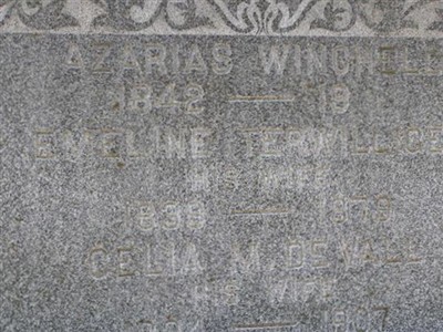Celia M DeVall Winchell on Sysoon