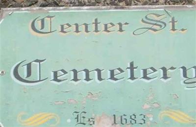 Center Street Cemetery on Sysoon