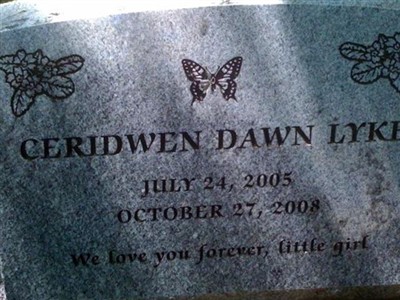 Ceridwen Dawn Lyke on Sysoon