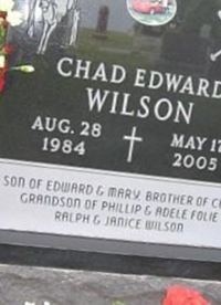 Chad Edward Wilson on Sysoon