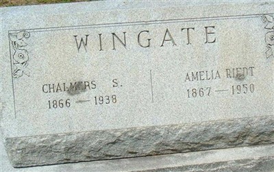 Chalmers S. Wingate on Sysoon