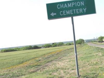 Champion Cemetery on Sysoon