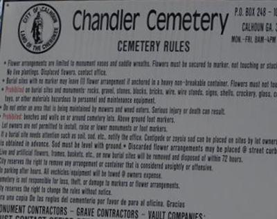 Chandler Cemetery on Sysoon