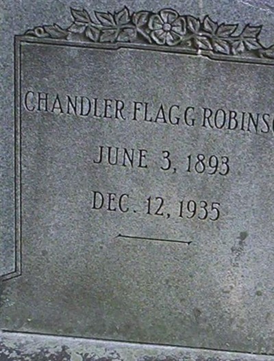 Chandler Flagg Robinson on Sysoon