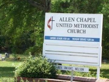 Allen Chapel United Methodist Church Cemetery on Sysoon