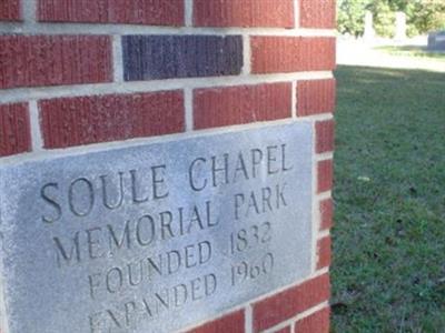 Soule Chapel United Methodist Church Cemetery on Sysoon