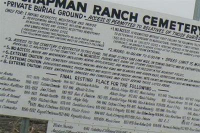 Chapman Ranch Cemetery on Sysoon