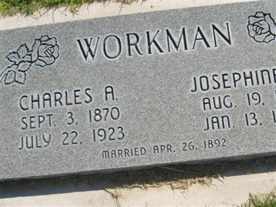 Charles Adelbert Workman on Sysoon