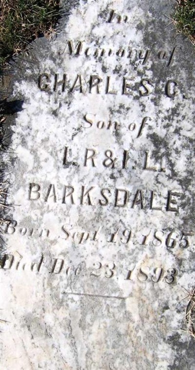 Charles C. Barksdale on Sysoon