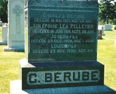 Charles Clovis Berube on Sysoon