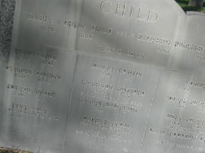 Charles Cushing Child on Sysoon