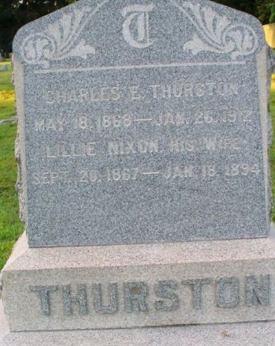 Charles E Thurston on Sysoon