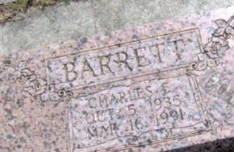 Charles Edward Barrett on Sysoon