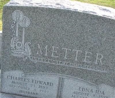 Charles Edward Metter on Sysoon