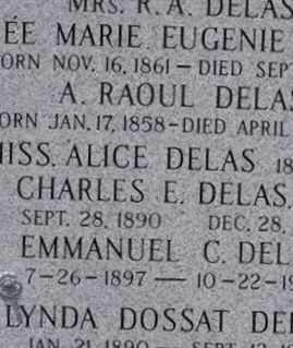 Charles Emmanuel Delas, Jr on Sysoon