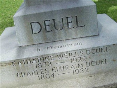 Charles Ephriam Deuel on Sysoon