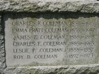 Charles F. Coleman on Sysoon