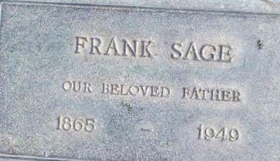Charles Francis "Frank" Sage on Sysoon