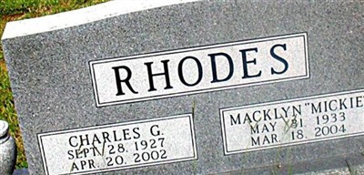 Charles G. Rhodes on Sysoon