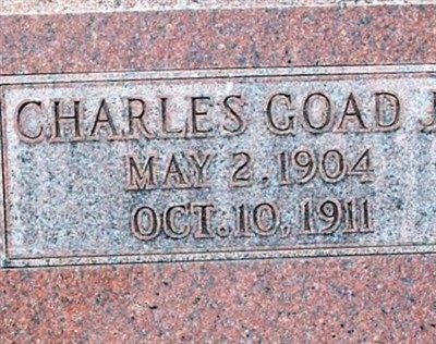 Charles Goad, Jr on Sysoon