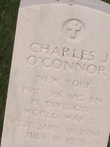 Charles J Oconnor on Sysoon