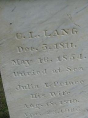 Charles Lane Lang on Sysoon