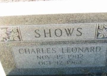 Charles Leonard Shows on Sysoon