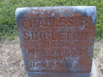Charles R Singleton on Sysoon