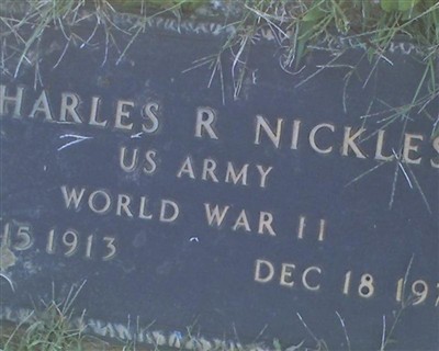 Charles Rudy Nickles on Sysoon