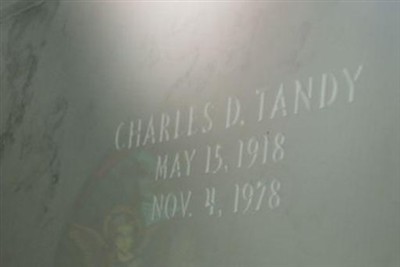 Charles Tandy on Sysoon