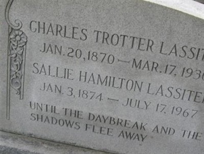 Charles Trotter Lassiter on Sysoon