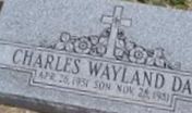 Charles Wayland Day on Sysoon