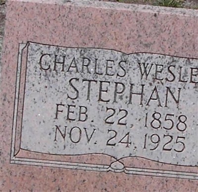 Charles Wesley Stephan on Sysoon